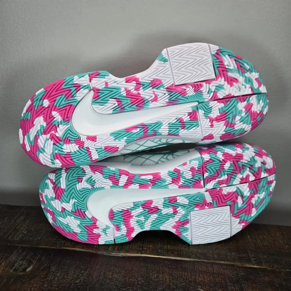 Nike Athletic Shoes White Pink Teal - Picture 9 of 12